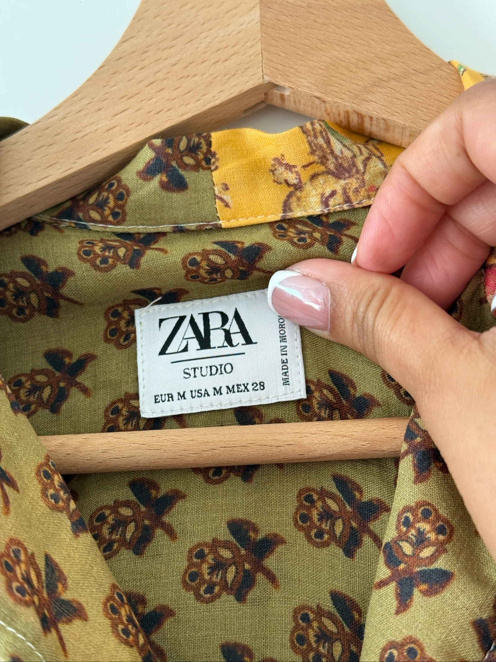 Zara Studio oversized ramie overhemd maat M – photo 3